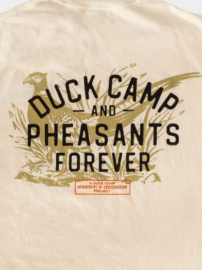 Pheasants Forever Tee - Ivory | Duck Camp Recommended