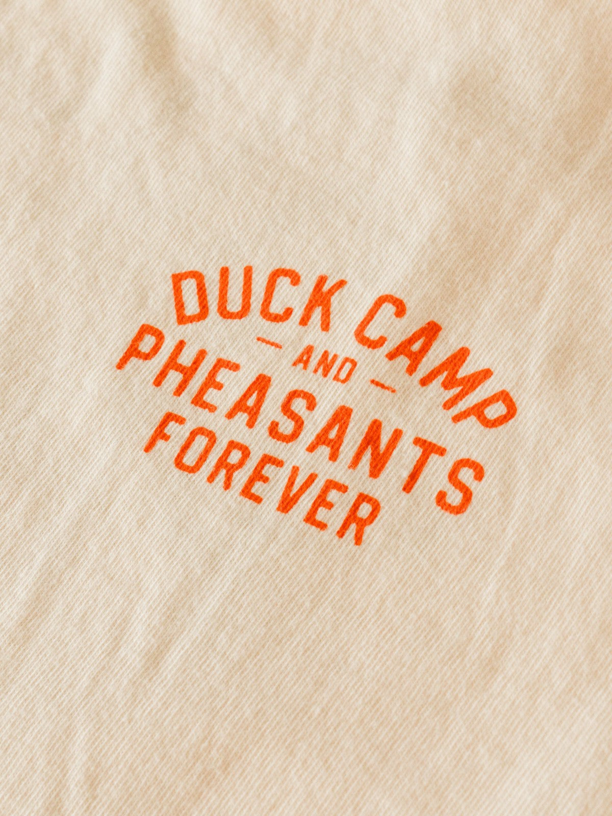 Pheasants Forever Tee - Ivory | Duck Camp Recommended