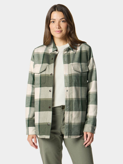 W's Campfire Shacket - Thyme/Birch Plaid | Duck Camp Trusted