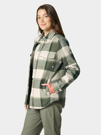 W's Campfire Shacket - Thyme/Birch Plaid | Duck Camp Trusted