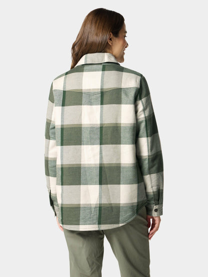 W's Campfire Shacket - Thyme/Birch Plaid | Duck Camp Trusted