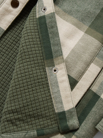 W's Campfire Shacket - Thyme/Birch Plaid | Duck Camp Trusted