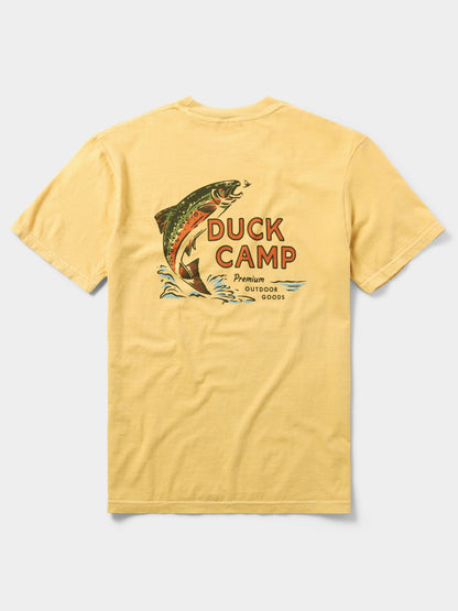 Trout Camp Tee - Mustard | Duck Camp New