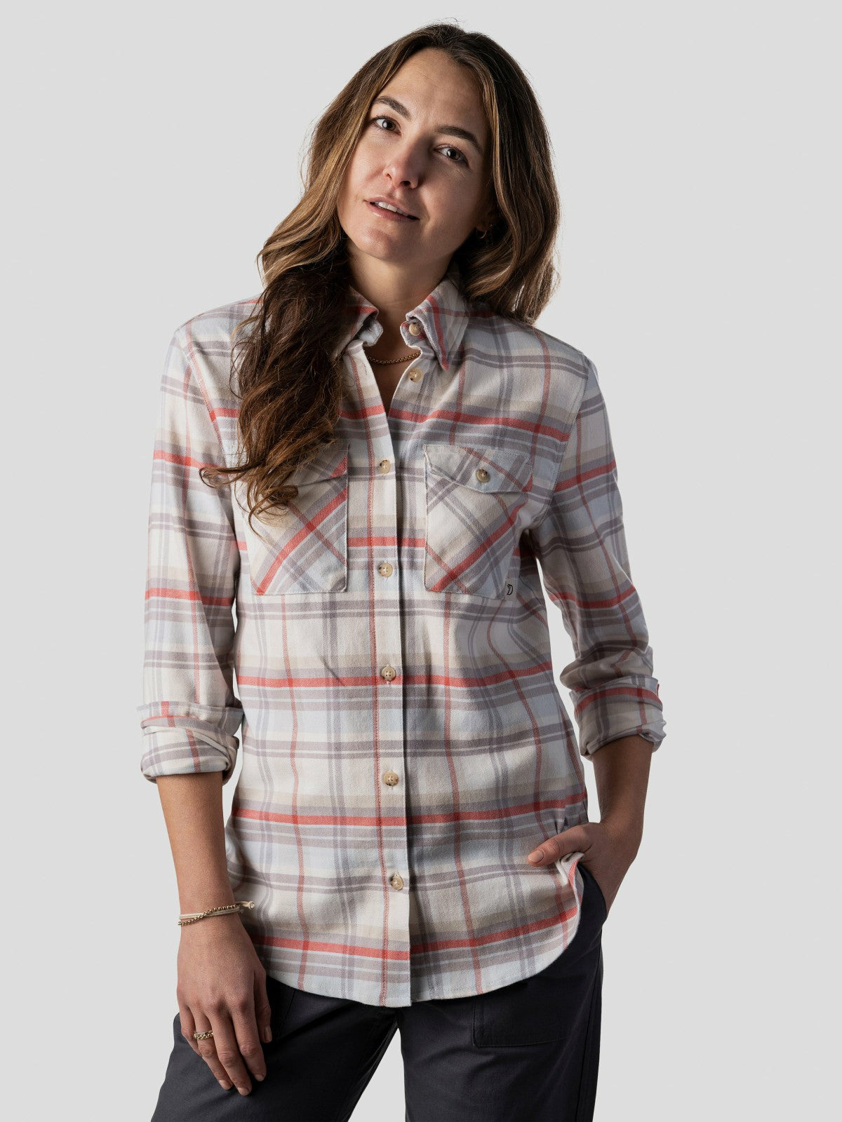 W's Trailhead Twill - Sanddollar Plaid | Duck Camp Customer Favorite