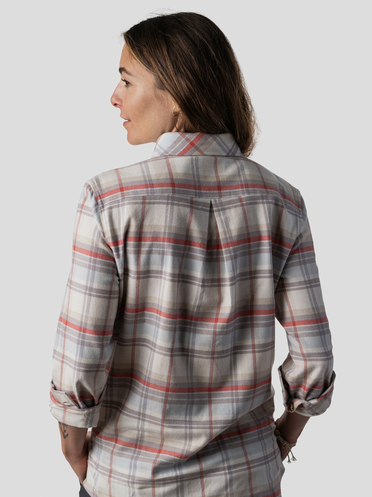 W's Trailhead Twill - Sanddollar Plaid | Duck Camp Customer Favorite