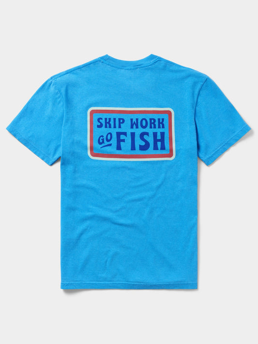 Skip Work Tee - Vintage Royal | Duck Camp Best Price