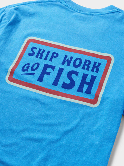 Skip Work Tee - Vintage Royal | Duck Camp Best Price