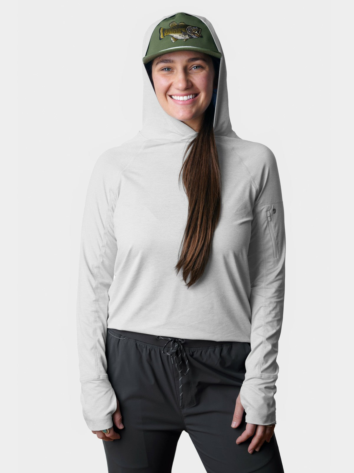Rockport Hoodie - Heathered Silver King | Duck Camp Sale