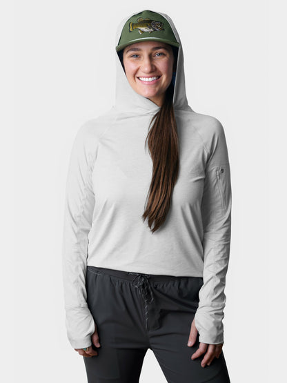 Rockport Hoodie - Heathered Silver King | Duck Camp Sale