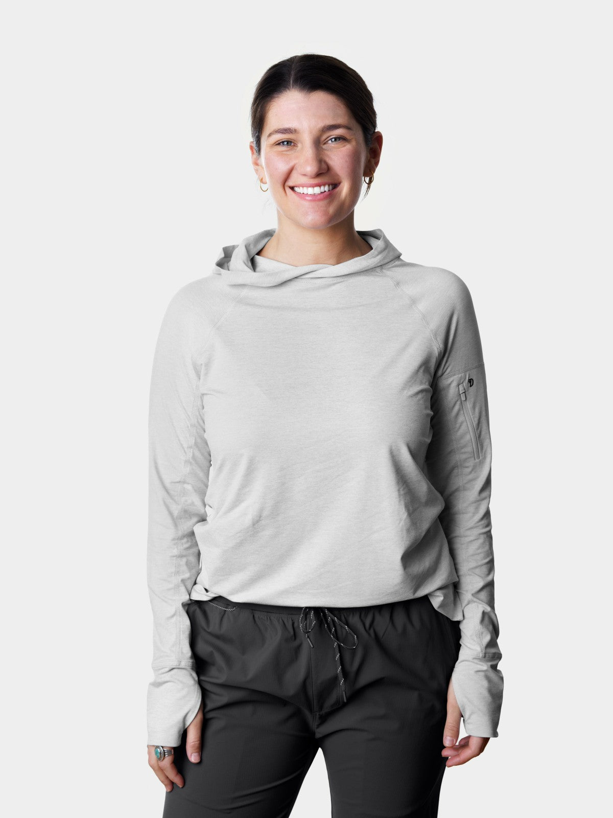 Rockport Hoodie - Heathered Silver King | Duck Camp Sale