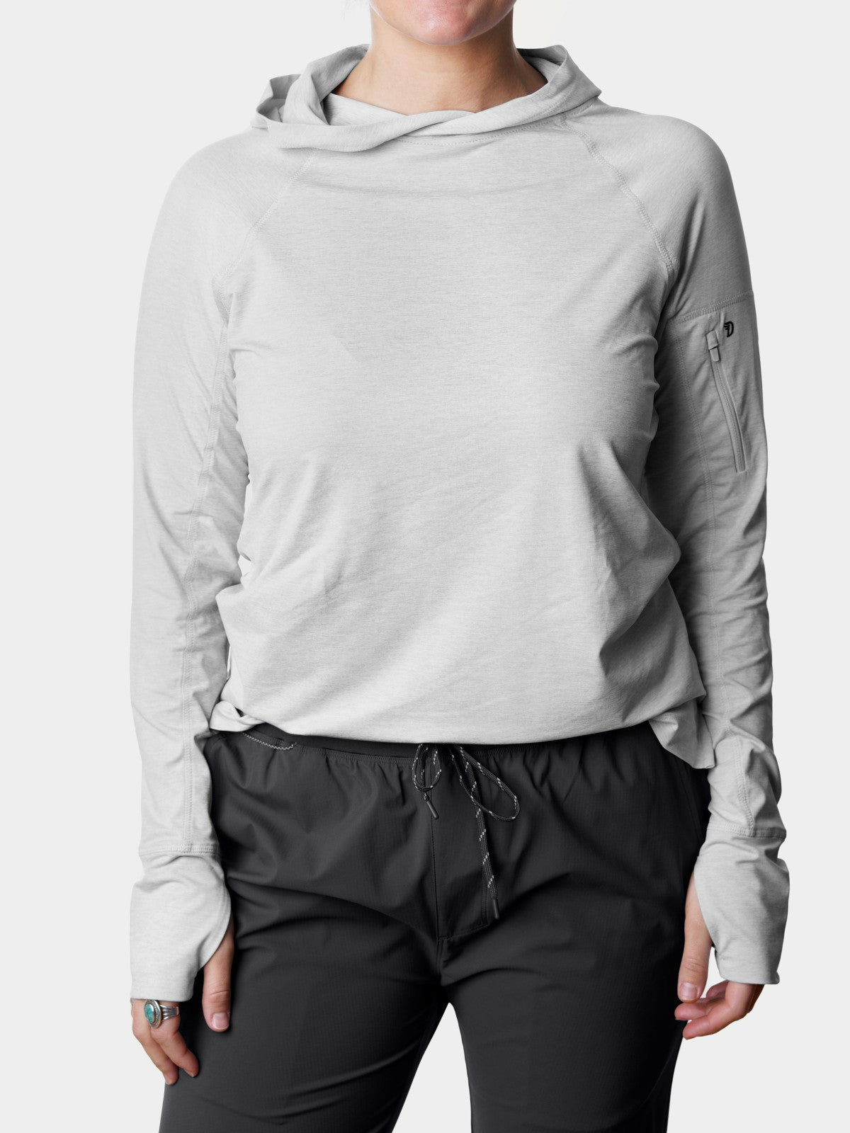 Rockport Hoodie - Heathered Silver King | Duck Camp Sale