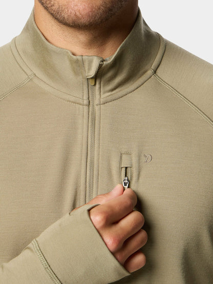 Merino Quarter Zip - Sagebrush | Duck Camp Value