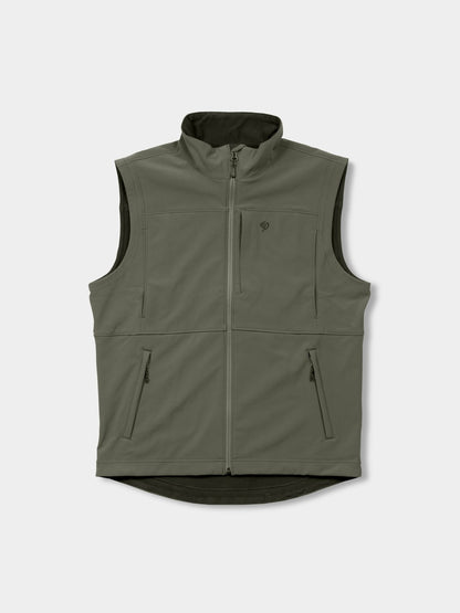 Contact Softshell Vest - Moss | Duck Camp Latest