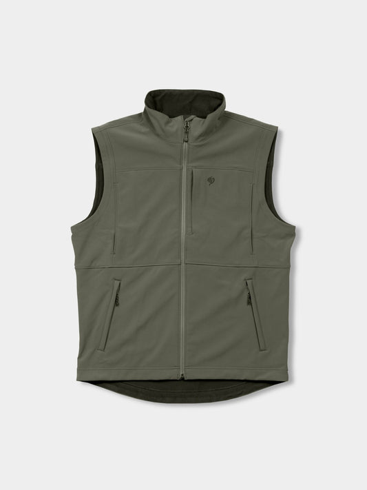 Contact Softshell Vest - Moss | Duck Camp Latest