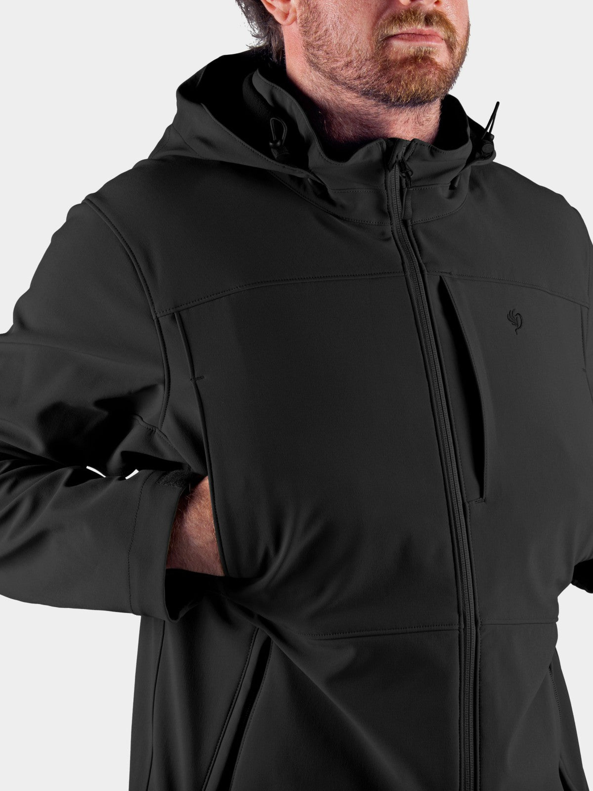 M's Contact Softshell Jacket - Black | Duck Camp Sale