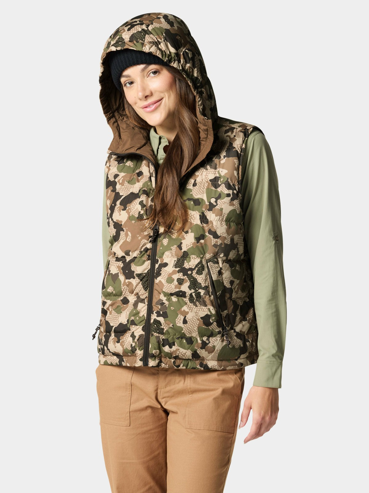 W's DryDown Reversible Vest - Pin Oak / Wetland | Duck Camp Featured
