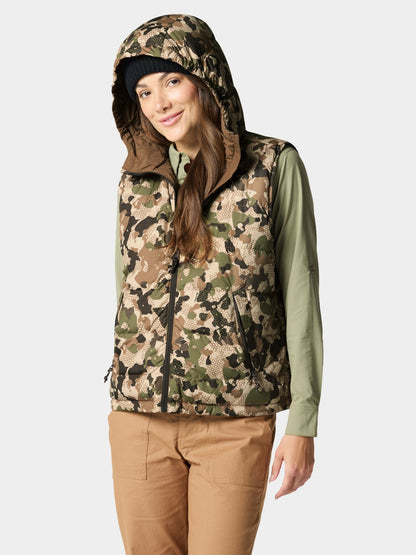 W's DryDown Reversible Vest - Pin Oak / Wetland | Duck Camp Featured