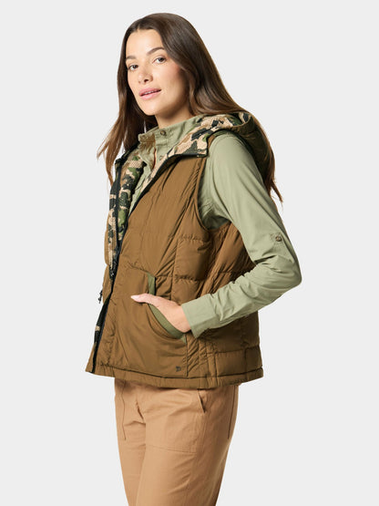 W's DryDown Reversible Vest - Pin Oak / Wetland | Duck Camp Featured