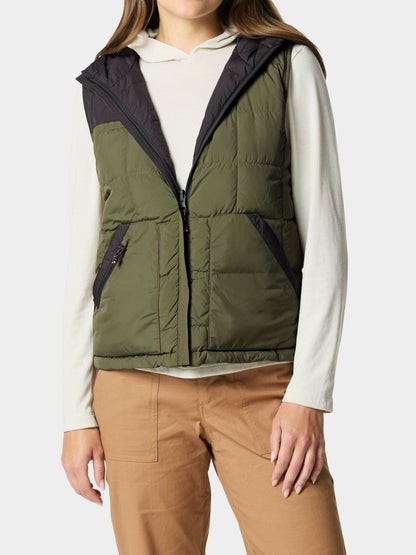 W's DryDown Reversible Vest - Moss/Raven | Duck Camp Essential