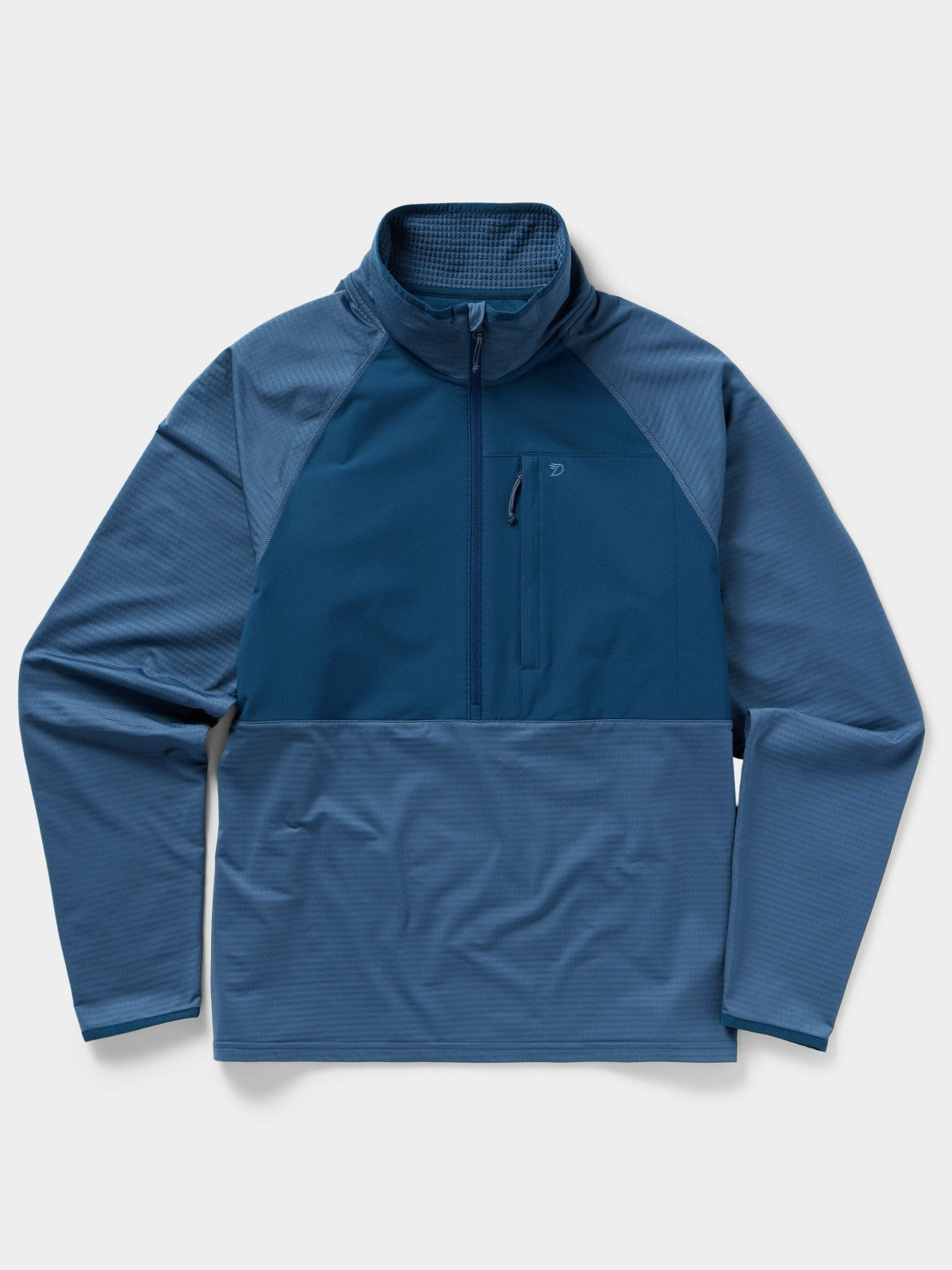 M's Lightweight Grid Tech Fleece Half Zip - Bering Sea/Navy | Duck Camp Best Seller