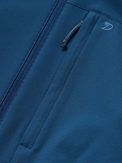 M's Lightweight Grid Tech Fleece Half Zip - Bering Sea/Navy | Duck Camp Best Seller