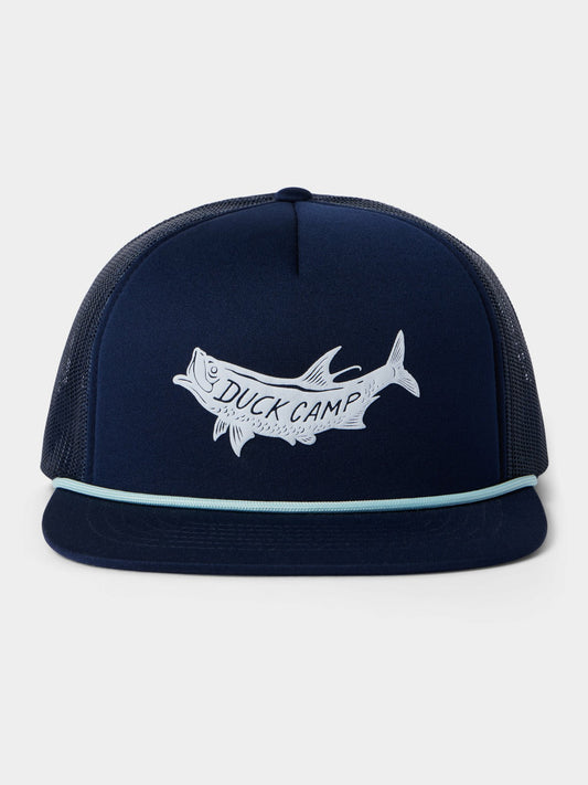 Tarpon Retro Trucker - Deep Blue | Duck Camp Latest