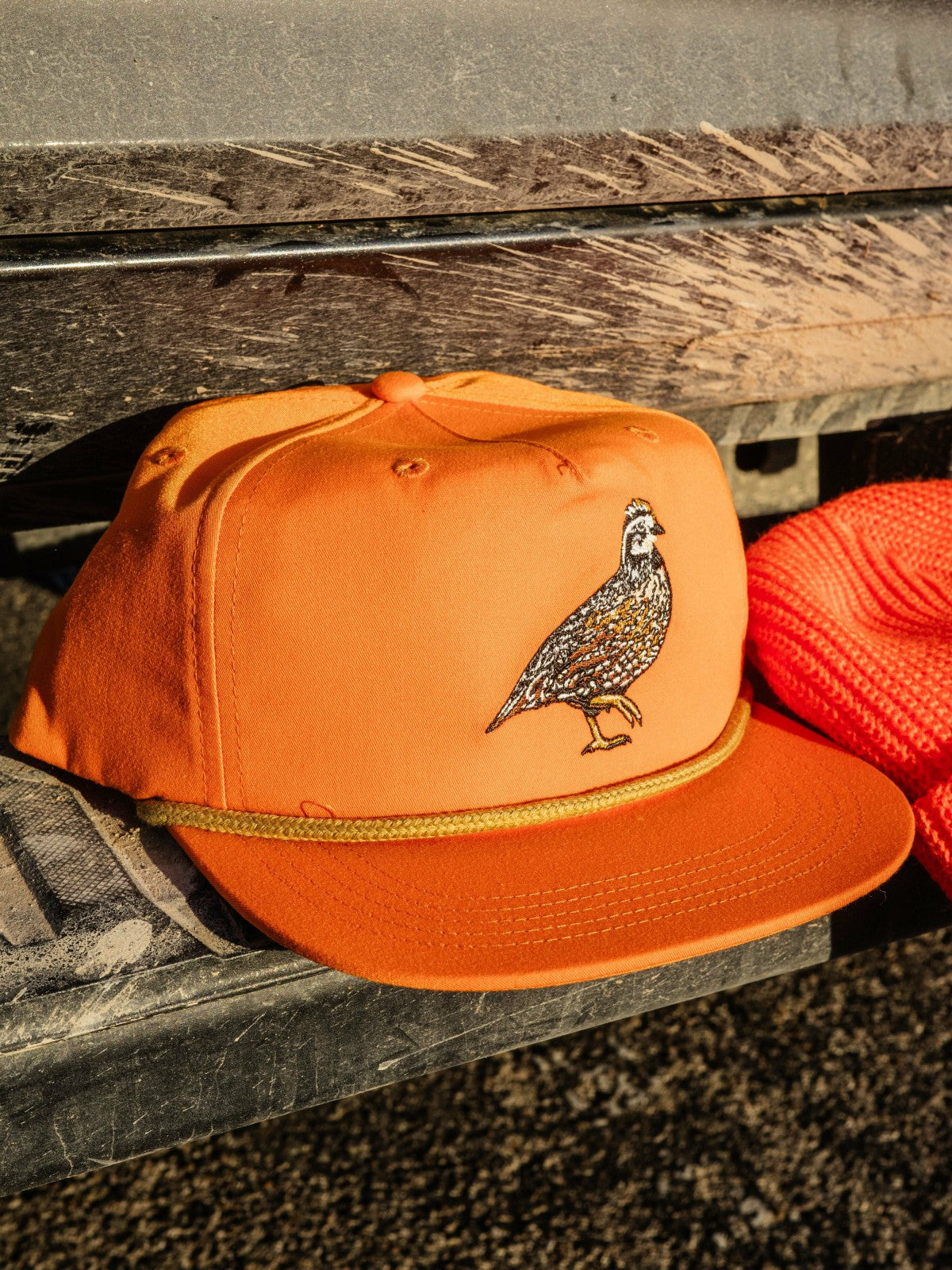 Quail Forever x DC Bobwhite Hat - Blaze | Duck Camp Best Seller