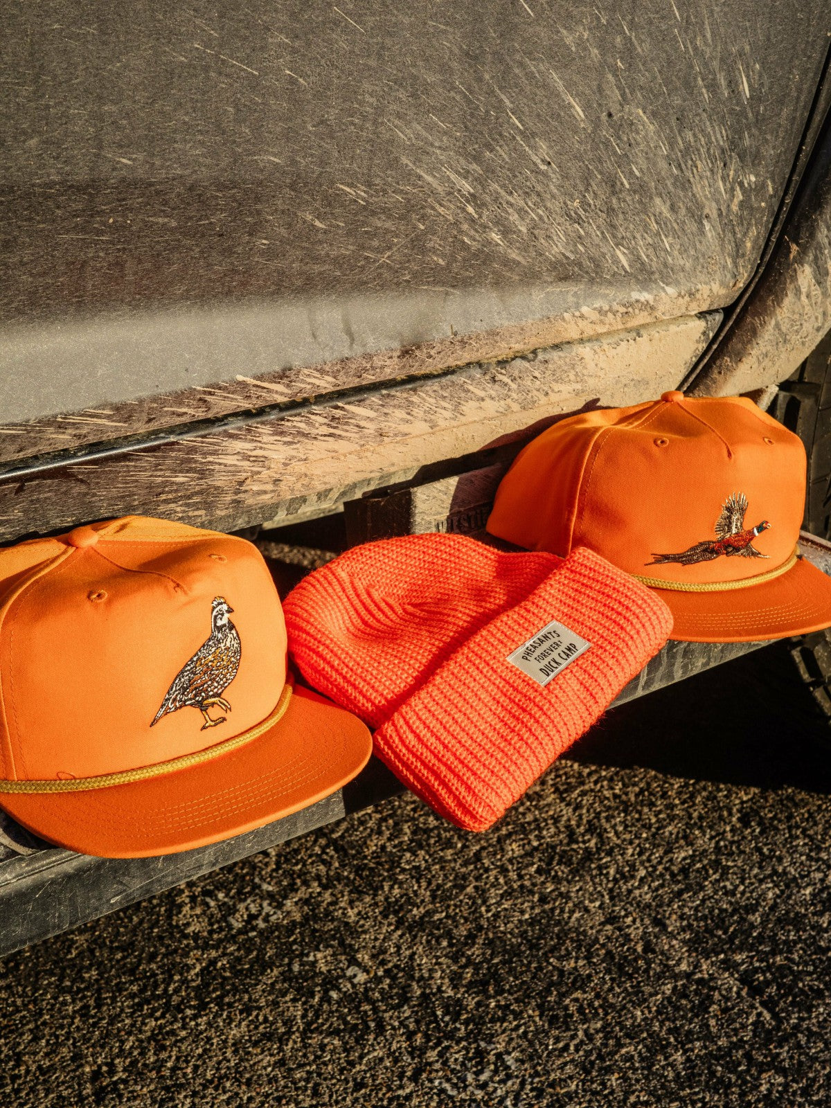 Quail Forever x DC Bobwhite Hat - Blaze | Duck Camp Best Seller