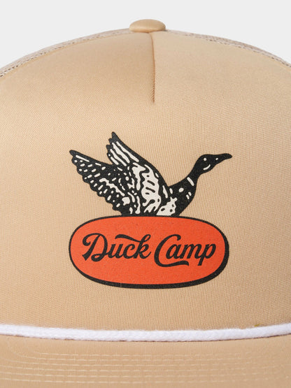 Duck Scripture Retro Trucker - Wheat | Duck Camp Essential
